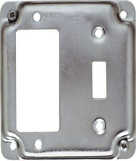 square steel 2 gang box cover|Hubbell RACO 2.